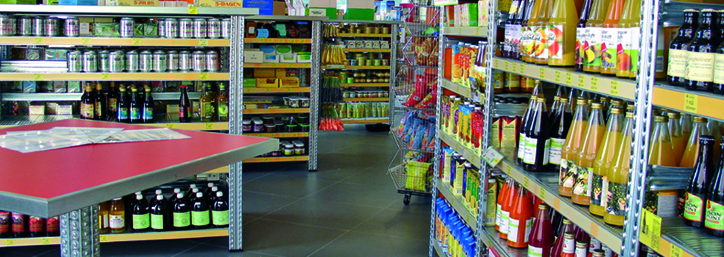 estanterías supermercado en Tenerife